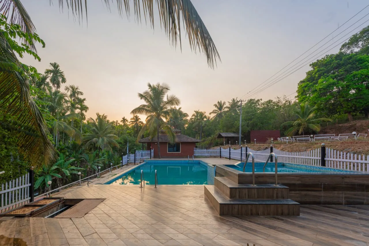 Luxury riverside cottage stay with modern amenities in Dandeli